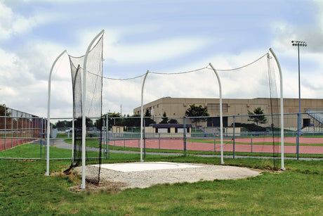 Gill Athletics Track & Field High School Steel Discus Cage-1
