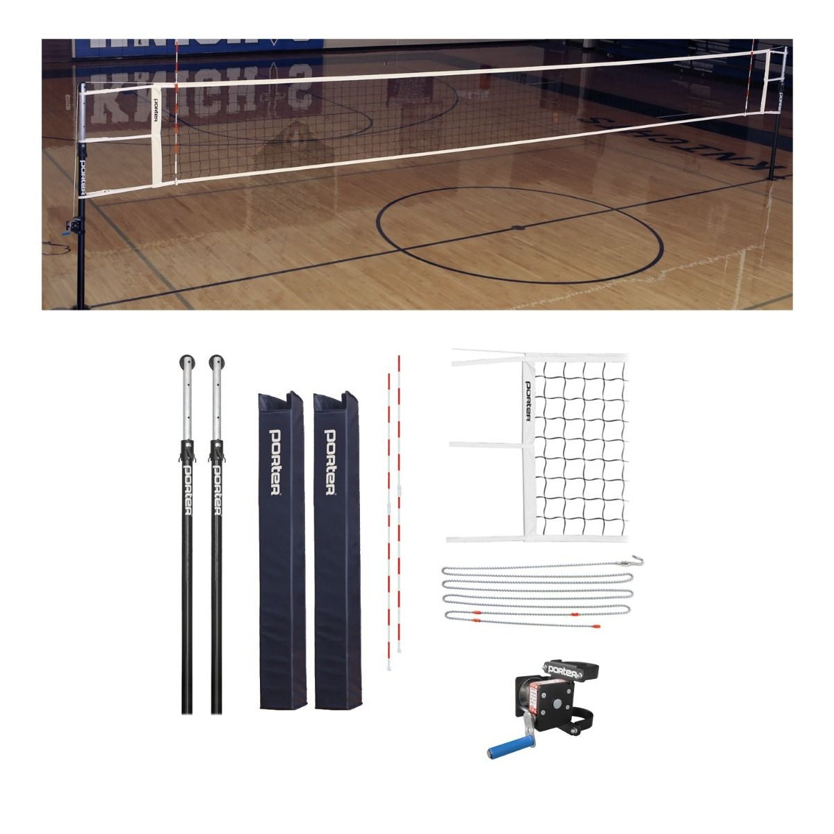 Porter Volleyball Powr Hybrid VB Competition Package