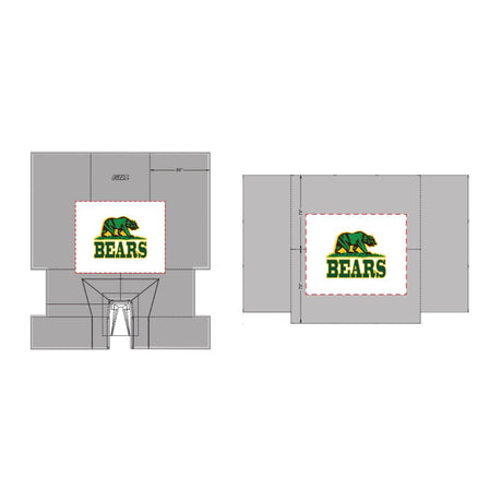 Gill Athletics Track & Field Standard Size Custom Graphic; Landing System Weather Cover-1