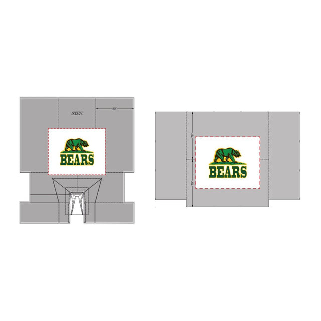 Gill Athletics Track & Field Standard Size Custom Graphic; Landing System Weather Cover-1