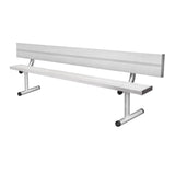 Gill Athletics Portable Aluminum Bench With Back-1