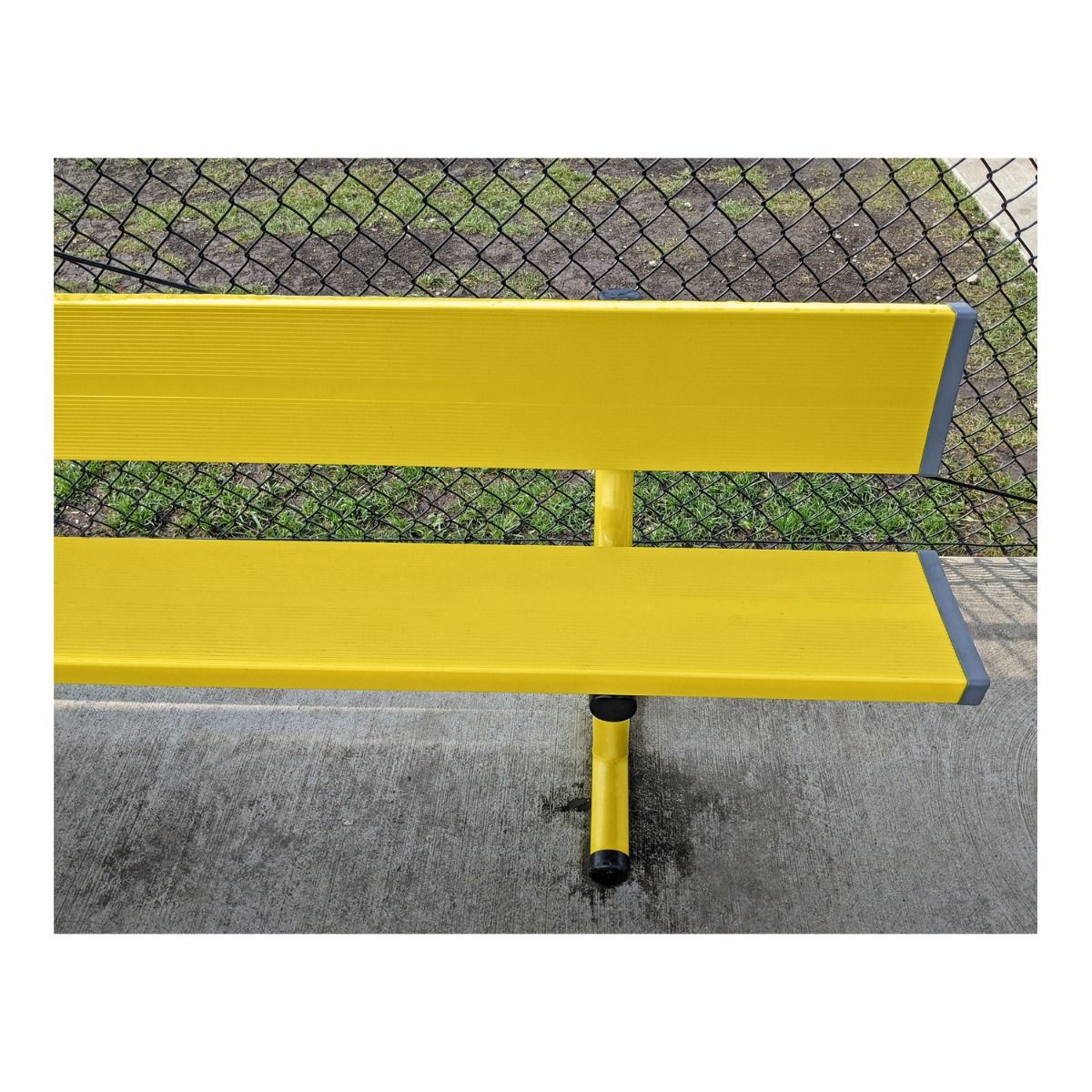 Gill Athletics Portable Aluminum Bench With Back-2