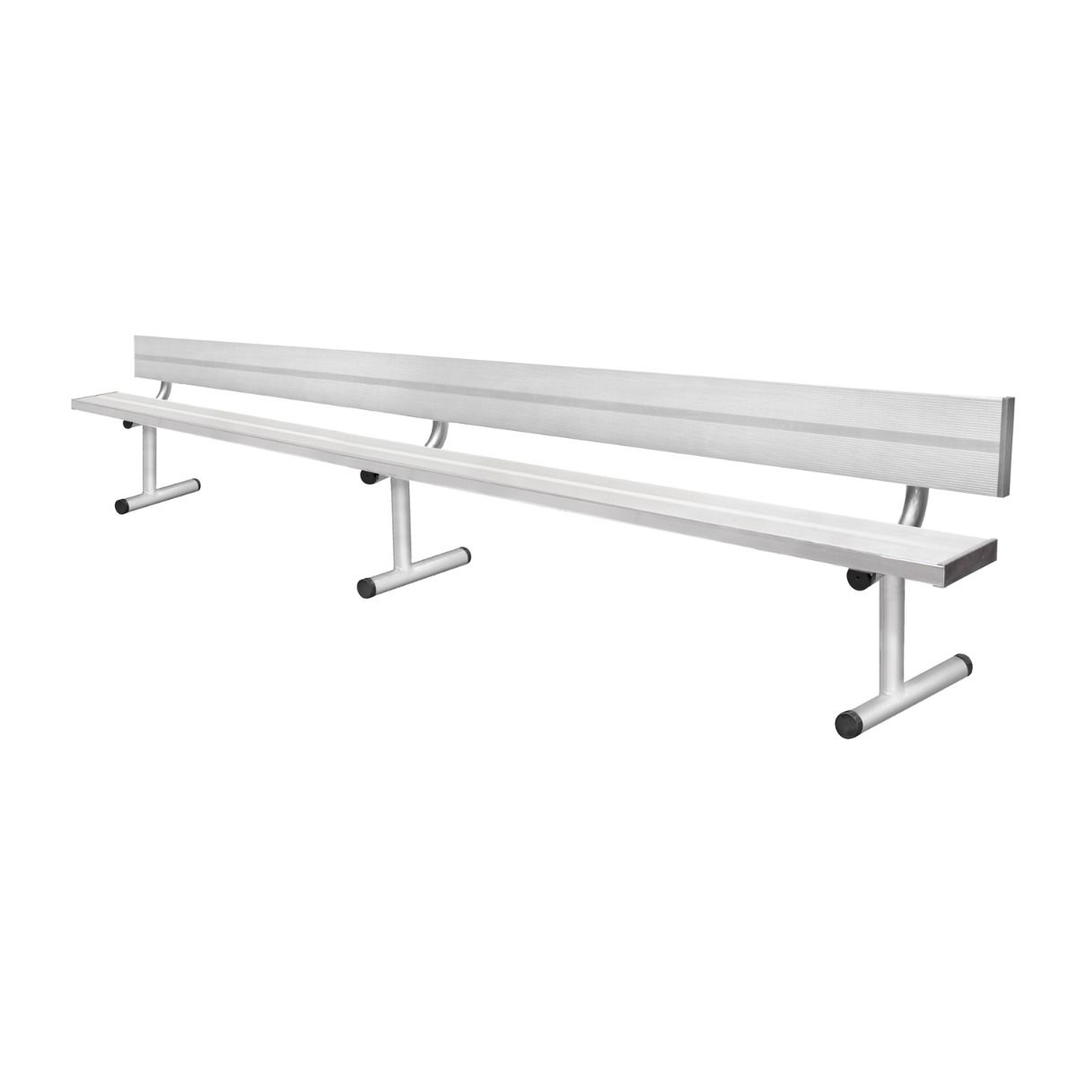 Gill Athletics Portable Aluminum Bench With Back-3