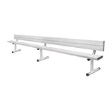 Gill Athletics Portable Aluminum Bench With Back-3
