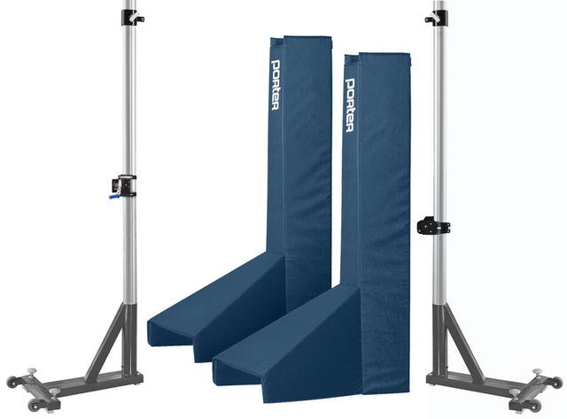 Porter Volleyball Powr Rib Ii T-Base Standards W/Pads