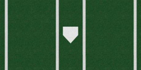 Trigon Sports Baseball Pro Turf Home Plate Mat - 7' x 12' Green