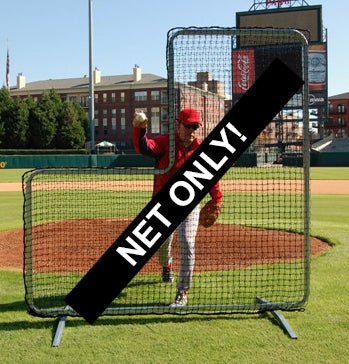 Trigon Sports Baseball ProCage Pitcher's L-Screen Replacement Net 7ftx7ft