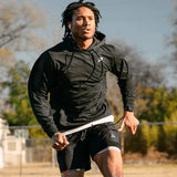 Phenom Elite Men's Nano Fleece Short Sleeve Performance Hoodie-5