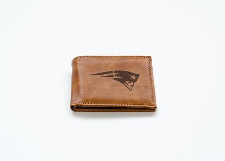 Rico Industries NFL  New England Patriots  Laser Engraved Billfold Wallet-2