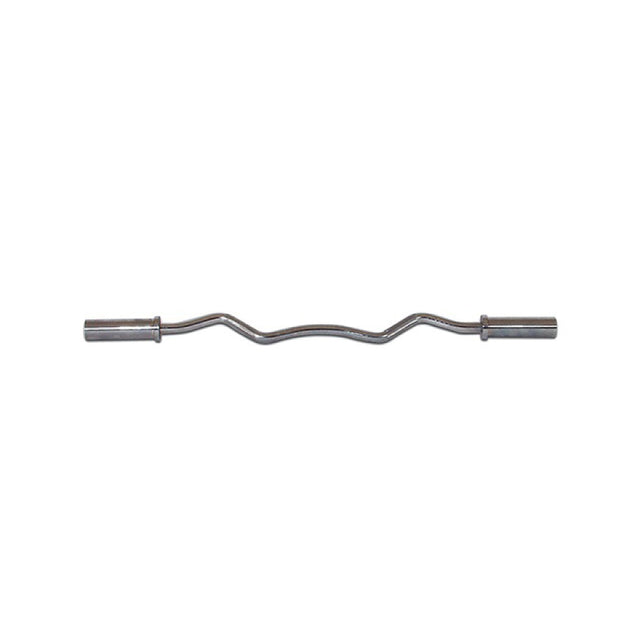 York Barbell 4′ International Chrome Curl Bar