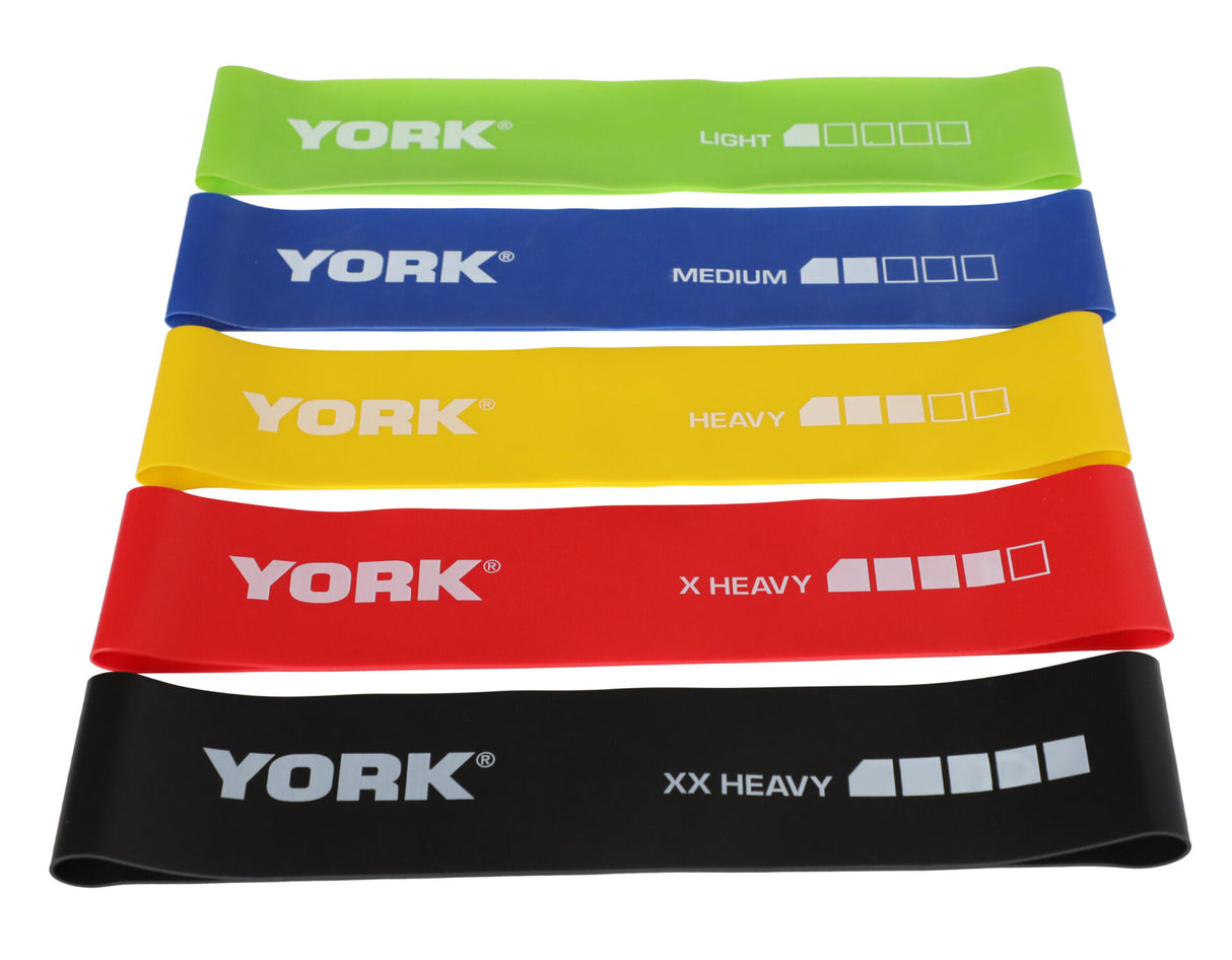 York Barbell 5-Piece Resistance Loop Set-1