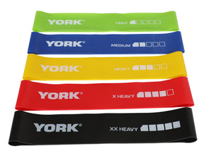 York Barbell 5-Piece Resistance Loop Set-1
