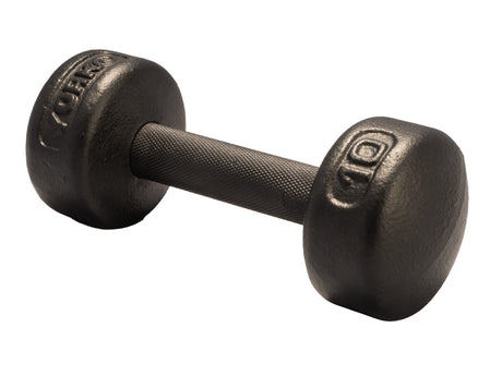 York Barbell Legacy Solid Round Dumbbell-1