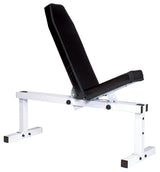 York Barbell Pro Series Bench 305 FI White- Front Adjustable, Back Adjustable C/U-1