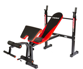 York Barbell Aspire 320 Multi Purpose Flat to Incline Bench with Arm/Leg Curl-1