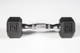 York Barbell PVC Hex Dumbbell – Chrome Ergo Handle-1