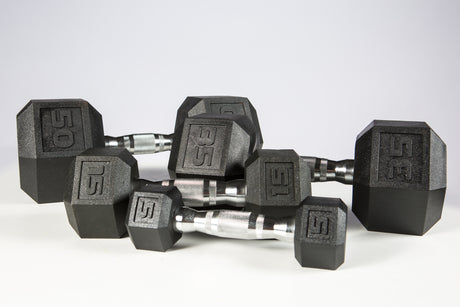 York Barbell PVC Hex Dumbbell – Chrome Ergo Handle-2