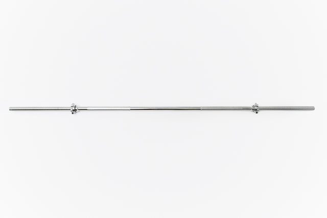 York Barbell Chrome Spin-Lock Weight Bar w/ Spin-Lock Collars-1