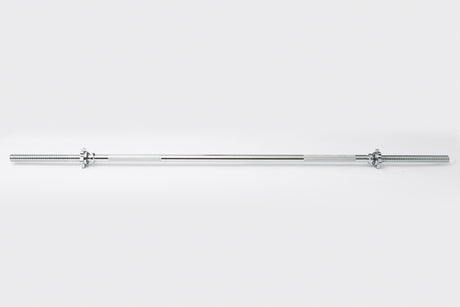 York Barbell Chrome Spin-Lock Weight Bar w/ Spin-Lock Collars-2