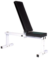 York Barbell Pro Series 205 FI White Flat Adjustable Incline Bench Press-1