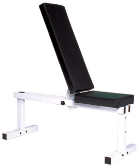 York Barbell Pro Series 205 FI White Flat Adjustable Incline Bench Press-1
