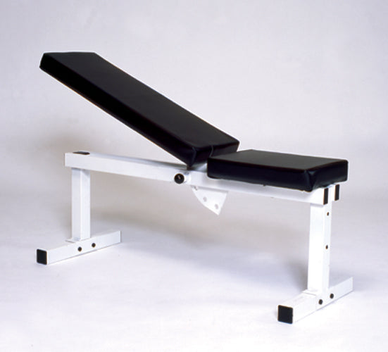 York Barbell Pro Series 205 FI White Flat Adjustable Incline Bench Press-2