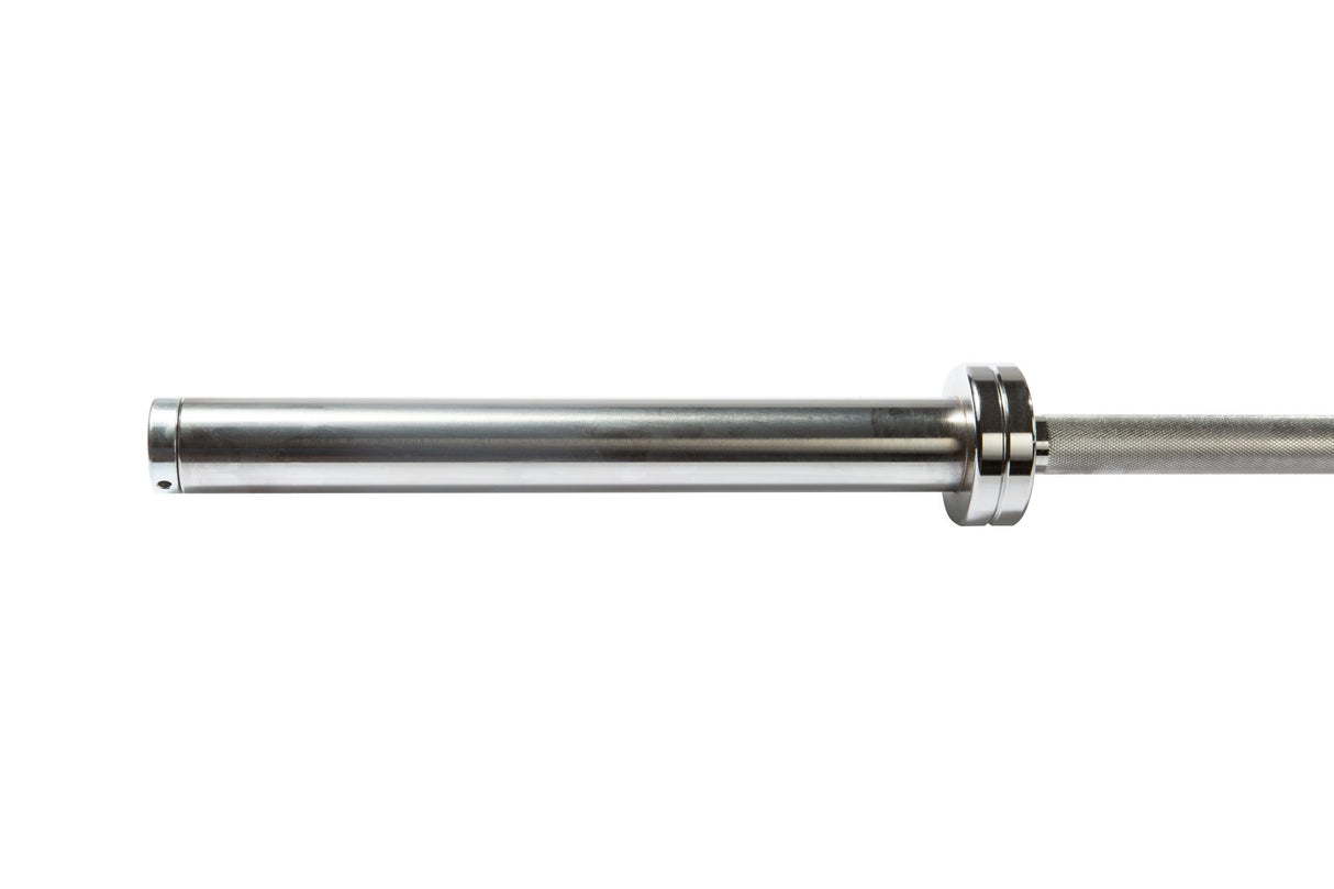 York Barbell 7′ International Chrome Olympic Bar – 32mm-2