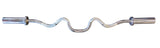 York Barbell 4′ International Chrome Super Curl Bar