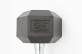York Barbell Rubber Hex Dumbbell-3