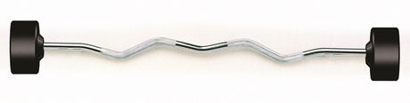 York Barbell Rubber Fixed Pro Curl Barbell