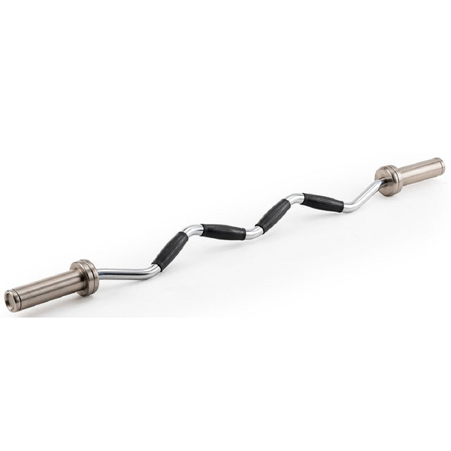 York Barbell International Curl Bar w/ Rubber Grips
