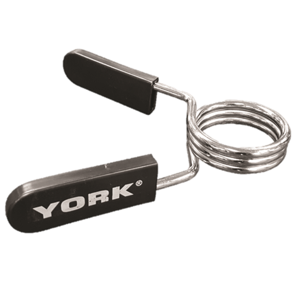 York Barbell 2″ Spring Collars – Chrome / Bulk (Pair)