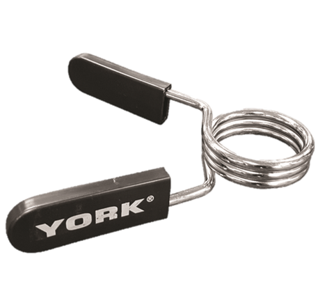 York Barbell 2″ Spring Collars – Chrome / Bulk (Pair)