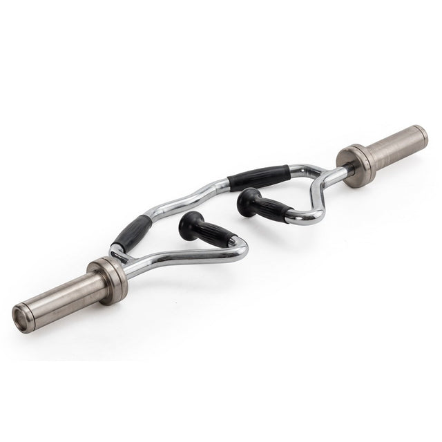 York Barbell International “Bi-Tri-Trap” Bar w/ Rubber Grips