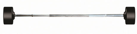 York Barbell Rubber Fixed Pro Straight Barbell