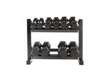 York Barbell Mini 2-Tier Dumbbell Stand-4