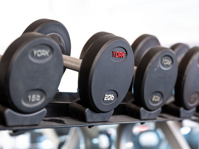 York Barbell Pro Style Dumbbell Set-1
