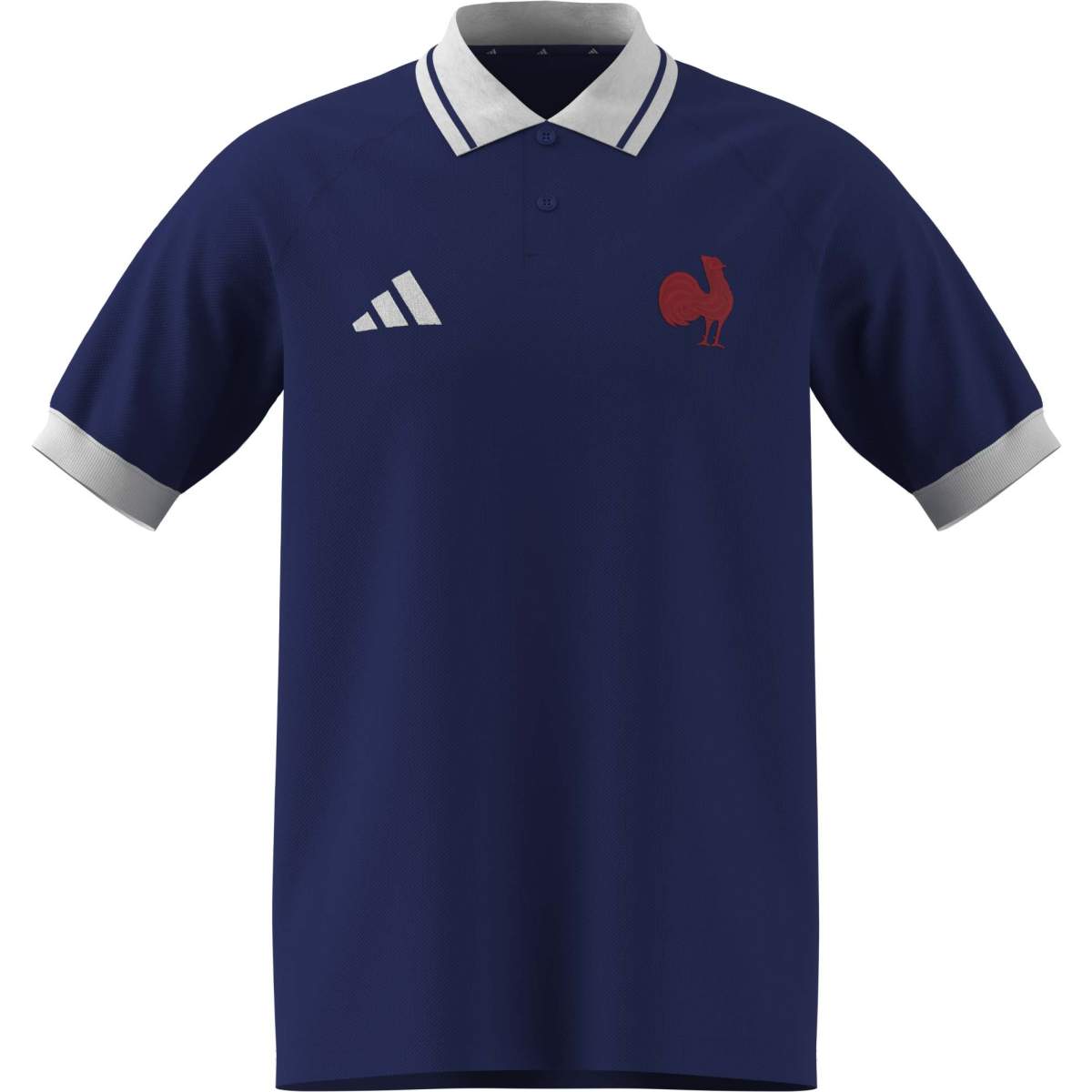 adidas Men's France Rugby Travel Polo-2