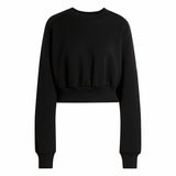 adidas Women's Soft Lux Crew Sweatshirt-1