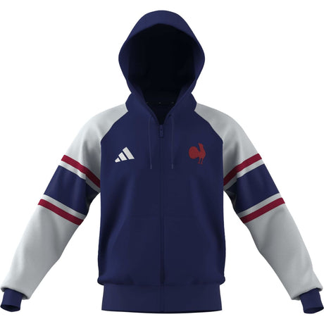 adidas Men's France Rugby Travel Full Zip Hoody-2