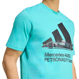 adidas Men's Mercedes-Amg Petronas Formula 1 Team Graphic Tee-5