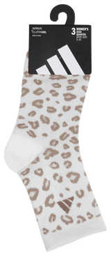 adidas Women's Leopard Luxe 3-Pack High Quarter Sock-6