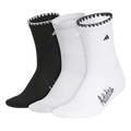adidas Women's Cushioned Sport Luxe 3-Pack High Quarter Sock-1