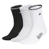 adidas Women's Cushioned Sport Luxe 3-Pack High Quarter Sock-1