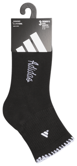 adidas Women's Cushioned Sport Luxe 3-Pack High Quarter Sock-6