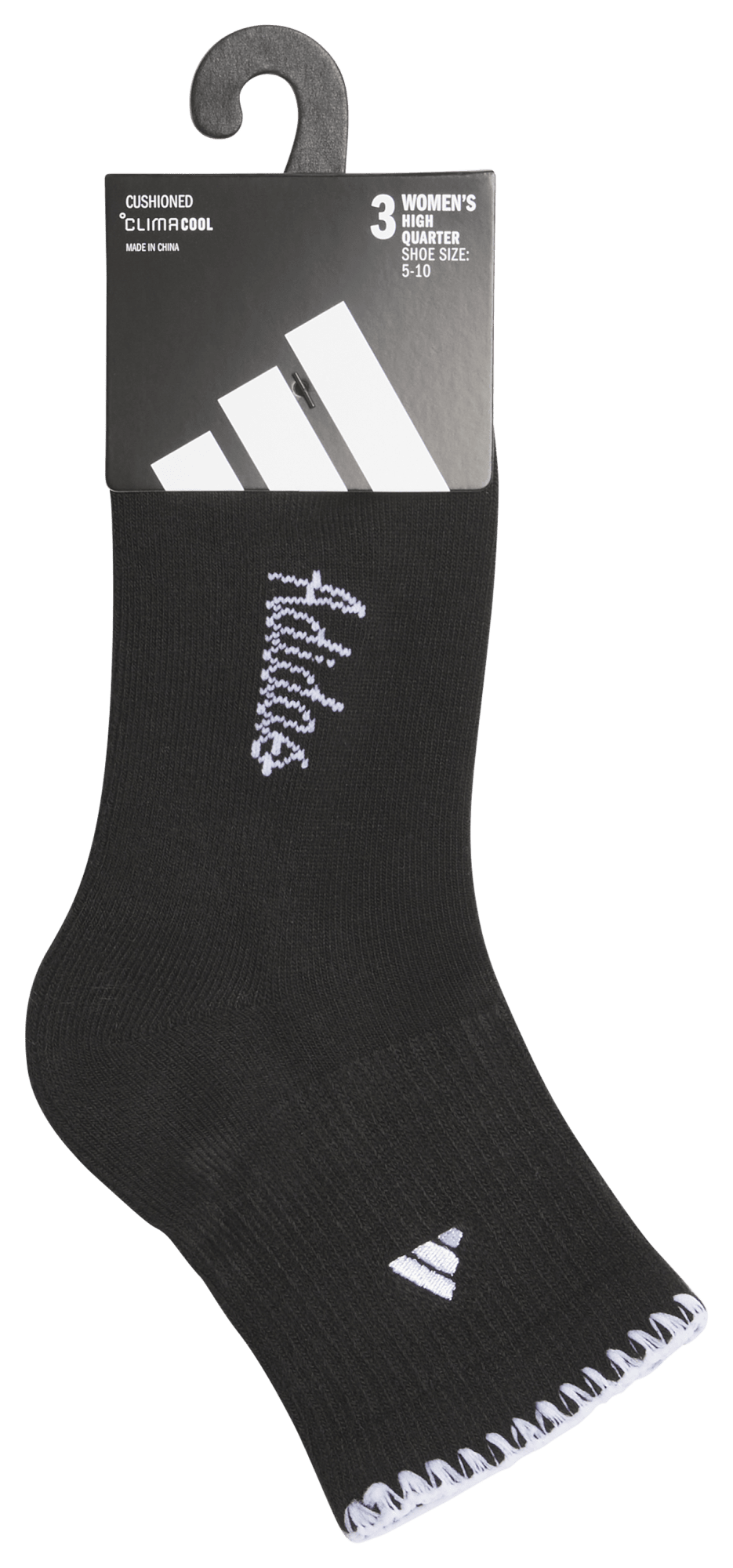 adidas Women's Cushioned Sport Luxe 3-Pack High Quarter Sock-6