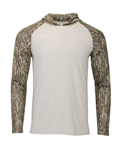 Paragon Men's Biloxi Performance Colorblocked Hooded Long Sleeve T-Shirt-1