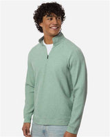 North End Men's Spirit Textured Quarter-Zip Pullover-4