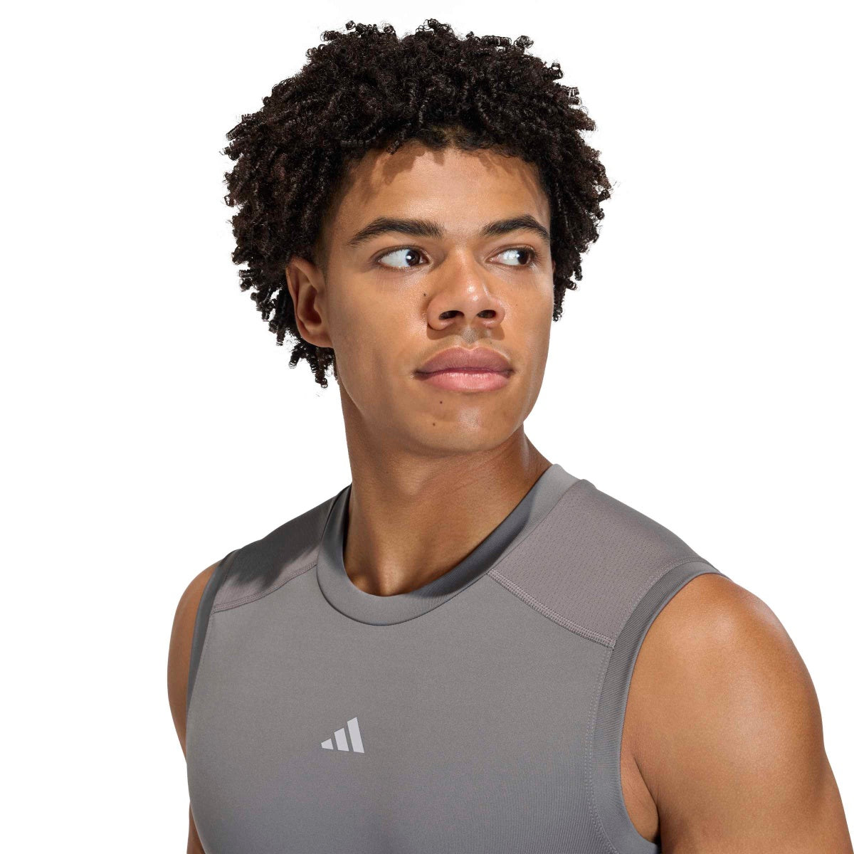 adidas Men's Techfit Compression Sleeveless T-Shirt-9