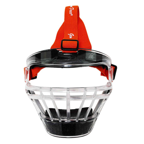 Universal GameFace Softball Fielder's Mask(Clear,Orange,Medium)